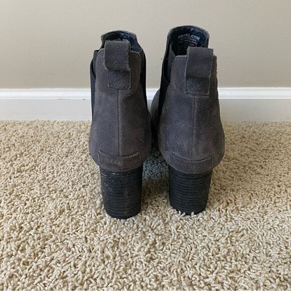 Sorel Addington Chelsea Ankle Boots Black Heel Quarry Black 8.5 - Picture 3 of 5